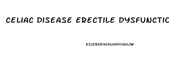 Celiac Disease Erectile Dysfunction