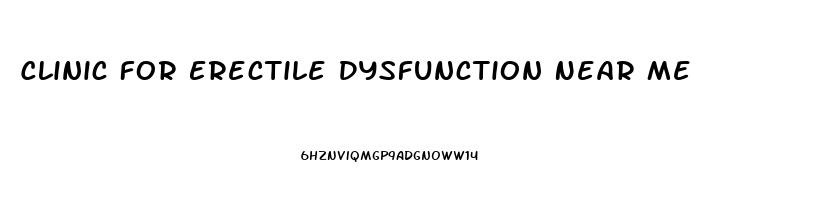 Clinic For Erectile Dysfunction Near Me