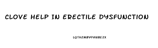 Clove Help In Erectile Dysfunction