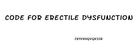 Code For Erectile Dysfunction