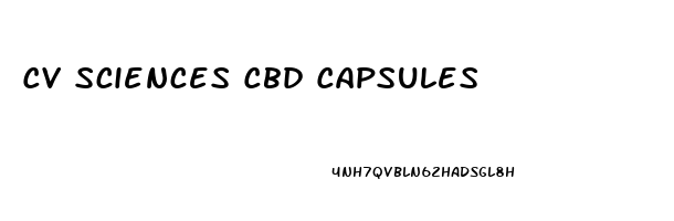 Cv Sciences Cbd Capsules