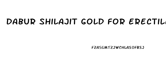 Dabur Shilajit Gold For Erectile Dysfunction