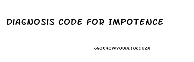 Diagnosis Code For Impotence