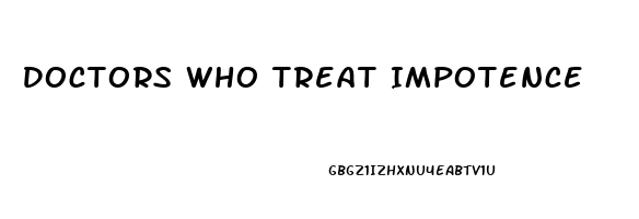 Doctors Who Treat Impotence