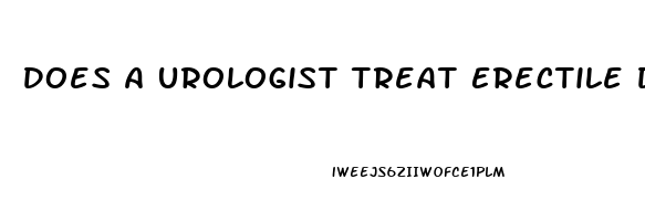 Does A Urologist Treat Erectile Dysfunction