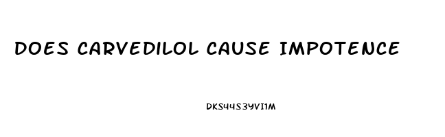 Does Carvedilol Cause Impotence