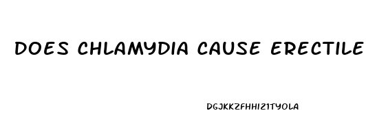 Does Chlamydia Cause Erectile Dysfunction