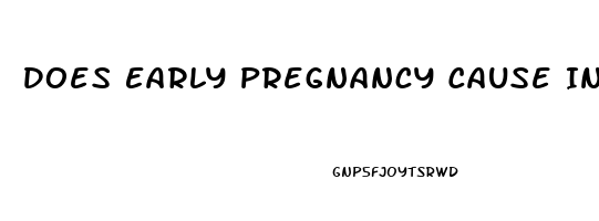 Does Early Pregnancy Cause Increased Libido