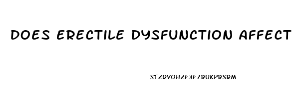 Does Erectile Dysfunction Affect Sperm Quality