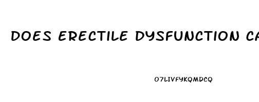 Does Erectile Dysfunction Cause Depression