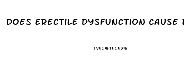 Does Erectile Dysfunction Cause Depression