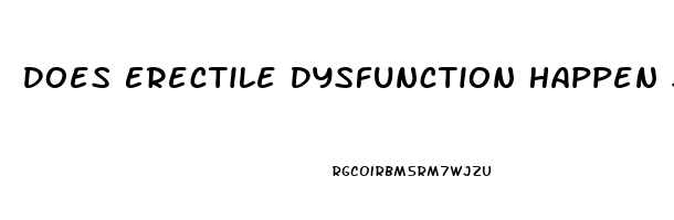 Does Erectile Dysfunction Happen Suddenly