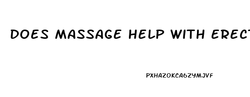 Does Massage Help With Erectile Dysfunction