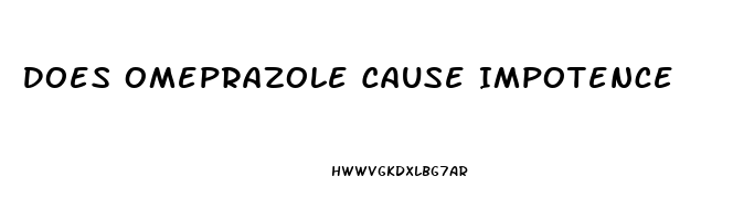 Does Omeprazole Cause Impotence