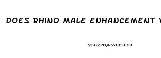 Does Rhino Male Enhancement Work