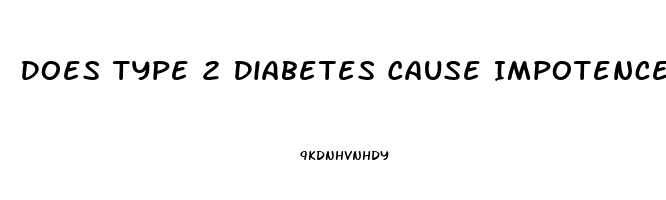 Does Type 2 Diabetes Cause Impotence