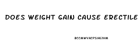 Does Weight Gain Cause Erectile Dysfunction