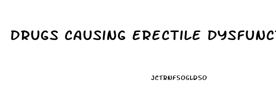 Drugs Causing Erectile Dysfunction Mnemonic