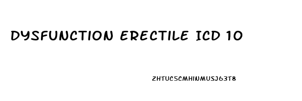 Dysfunction Erectile Icd 10