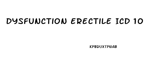 Dysfunction Erectile Icd 10