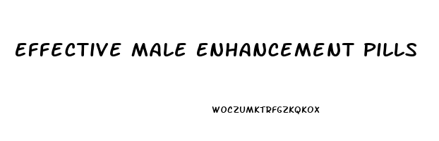 Effective Male Enhancement Pills