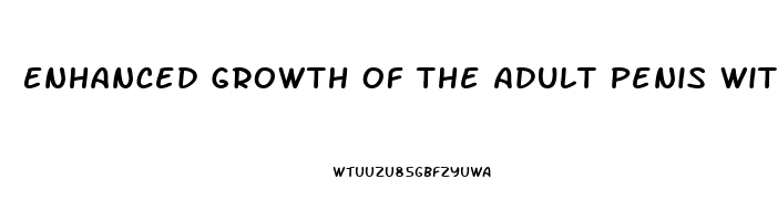 Enhanced Growth Of The Adult Penis With Vitamin D 3