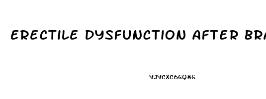 Erectile Dysfunction After Brachytherapy