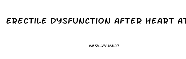Erectile Dysfunction After Heart Attack