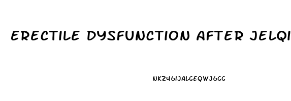 Erectile Dysfunction After Jelqing