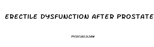 Erectile Dysfunction After Prostatectomy Icd 10