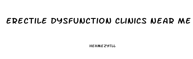 Erectile Dysfunction Clinics Near Me