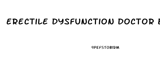 Erectile Dysfunction Doctor Bangalore