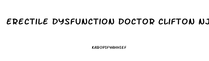 Erectile Dysfunction Doctor Clifton Nj