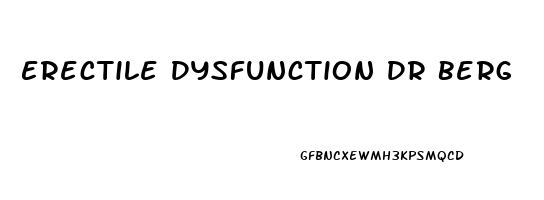 Erectile Dysfunction Dr Berg