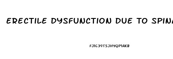 Erectile Dysfunction Due To Spinal Cord Injury