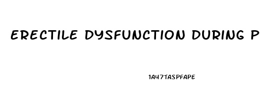 Erectile Dysfunction During Penetration