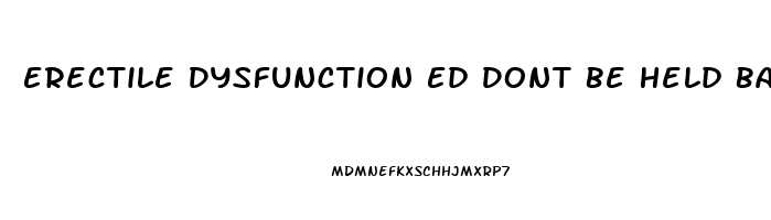 Erectile Dysfunction Ed Dont Be Held Back Urology Of Virginia