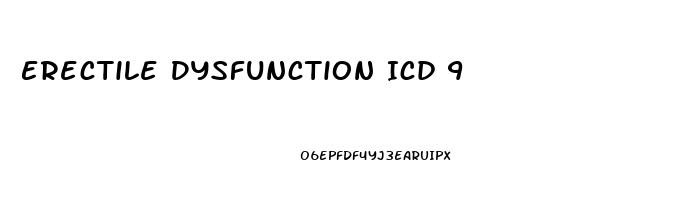 Erectile Dysfunction Icd 9
