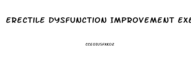 Erectile Dysfunction Improvement Exercises