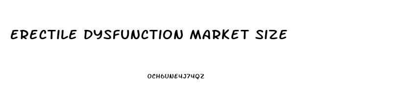 Erectile Dysfunction Market Size