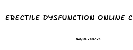 Erectile Dysfunction Online Clinic