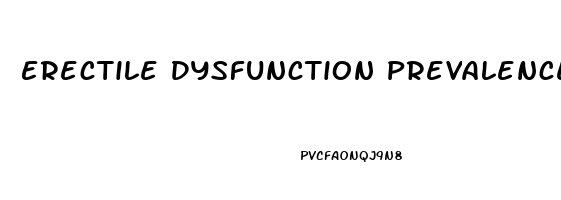 Erectile Dysfunction Prevalence By Age