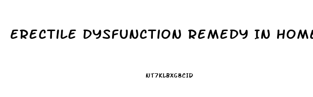 Erectile Dysfunction Remedy In Homeopathy