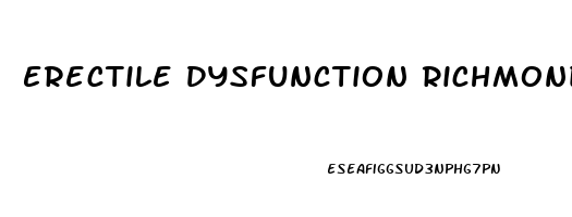 Erectile Dysfunction Richmond Va