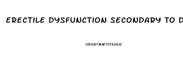 Erectile Dysfunction Secondary To Depression Va