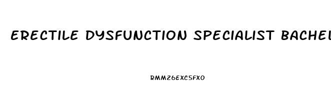 Erectile Dysfunction Specialist Bachelorette