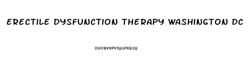 Erectile Dysfunction Therapy Washington Dc