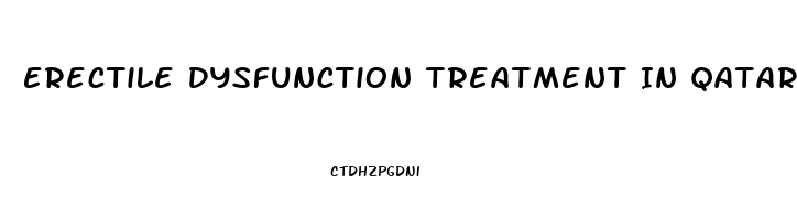 Erectile Dysfunction Treatment In Qatar