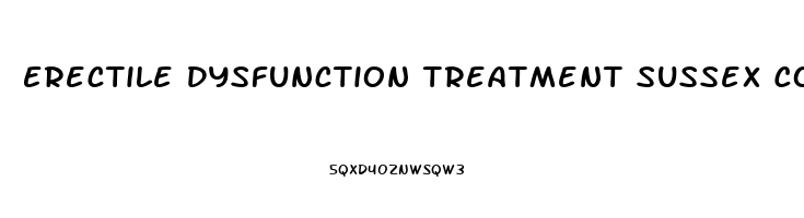 Erectile Dysfunction Treatment Sussex County De