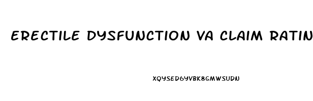 Erectile Dysfunction Va Claim Rating
